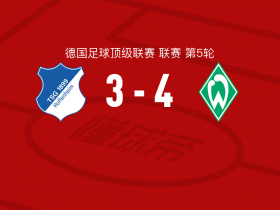 比赛集锦：云达不莱梅4-3霍芬海姆