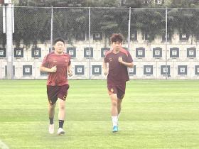 马德兴：刘诚宇9日晚训练仍单练，是大腿后侧肌肉群受伤