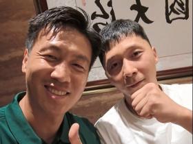 高中锋vs搬腿，苏超张卫和中超张卫相聚：祝愿苏超越办越好