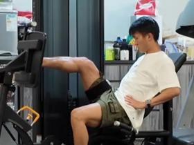 为手术做好准备,妻子晒徐宏杰术前康复视频:加油噢宝🦾