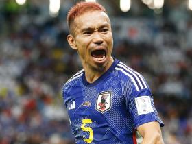 38岁303天，长友佑都创造日本队史非门将位置最年长出场纪录